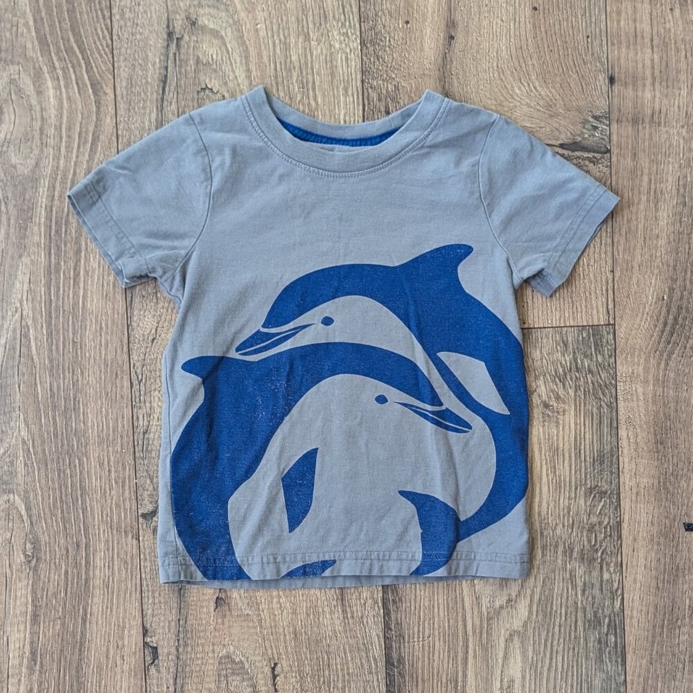 Tea Collection Dolphin Print Toddler Tee
